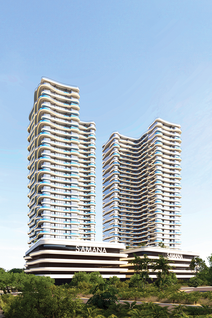 Barari Twin Towers Construction Project - Dubailand