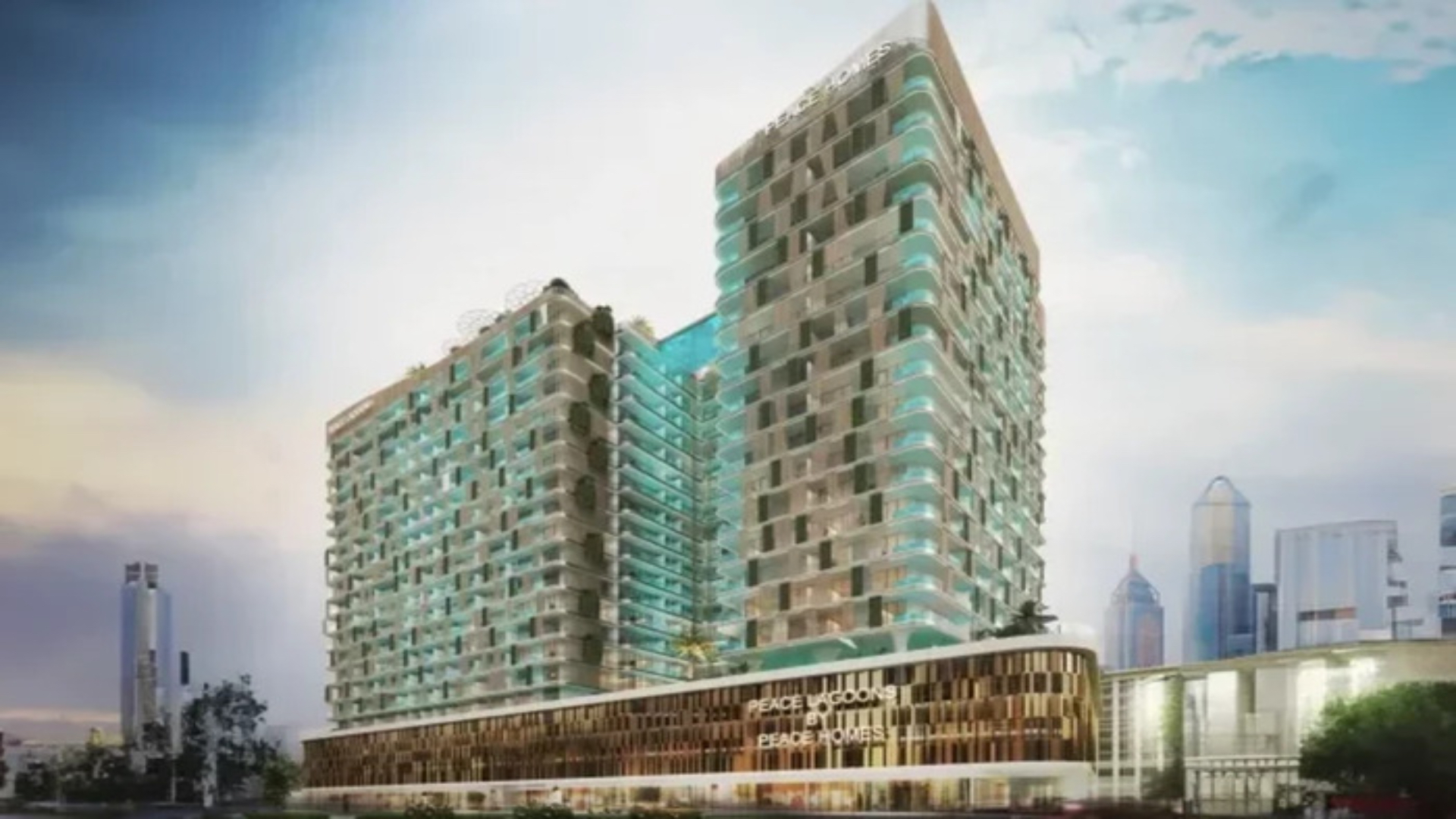 Peace Lagoons Residential Project - Dubailand Residence Complex