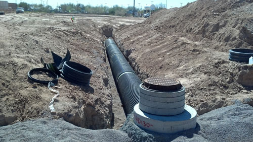 Main Sewage Pipeline Installation Project